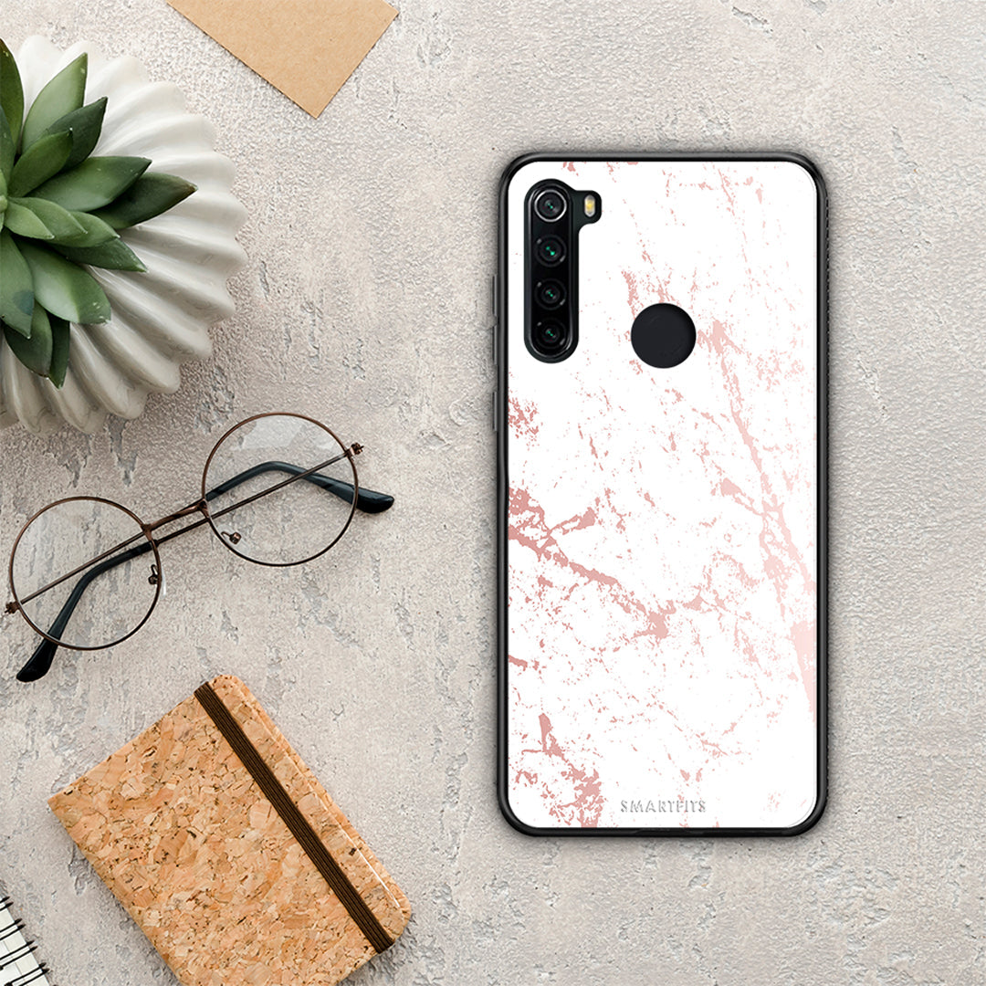 Marble Pink Splash - Xiaomi Redmi Note 8 θήκη