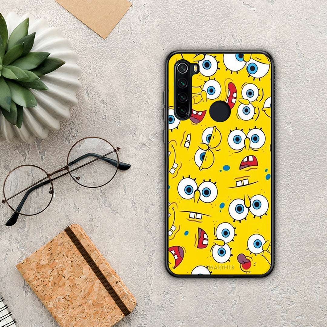 PopArt Sponge - Xiaomi Redmi Note 8 θήκη