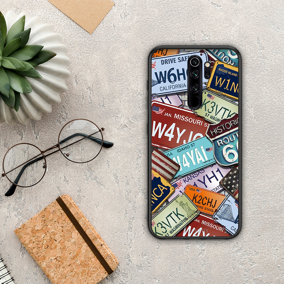 Car Plates - Xiaomi Redmi Note 8 Pro θήκη