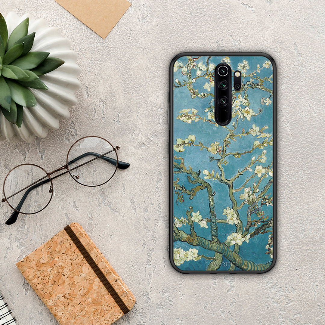 White Blossoms - Xiaomi Redmi Note 8 Pro θήκη