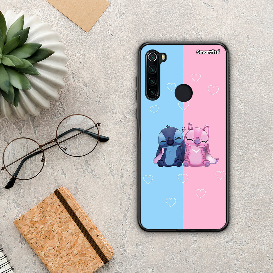 Stitch And Angel - Xiaomi Redmi Note 8 θήκη