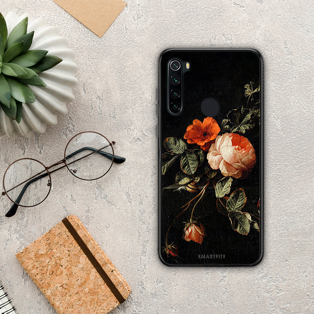 Vintage Roses - Xiaomi Redmi Note 8 θήκη