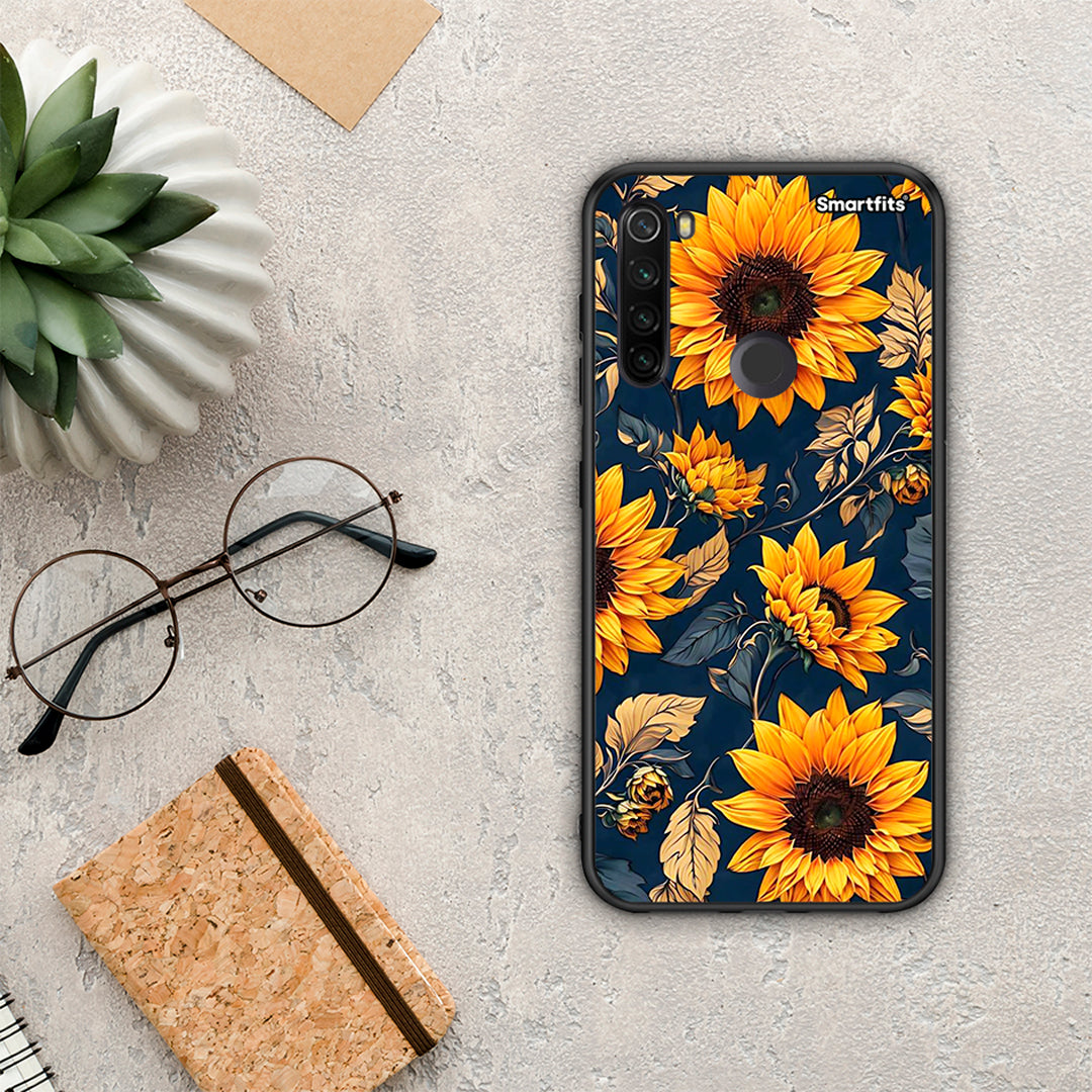 Autumn Sunflowers - Xiaomi Redmi Note 8T θήκη