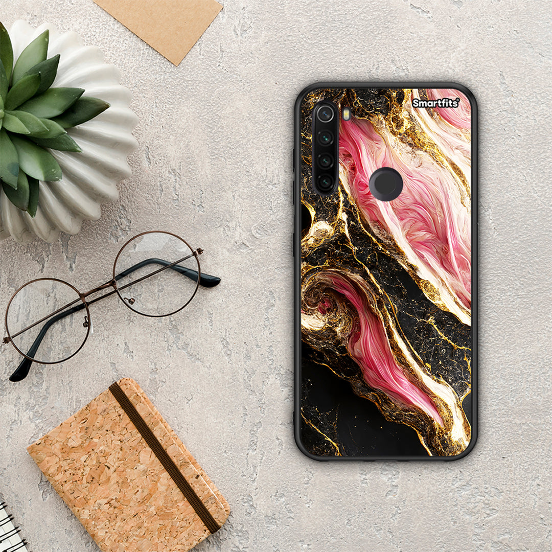 Glamorous Pink Marble - Xiaomi Redmi Note 8T θήκη