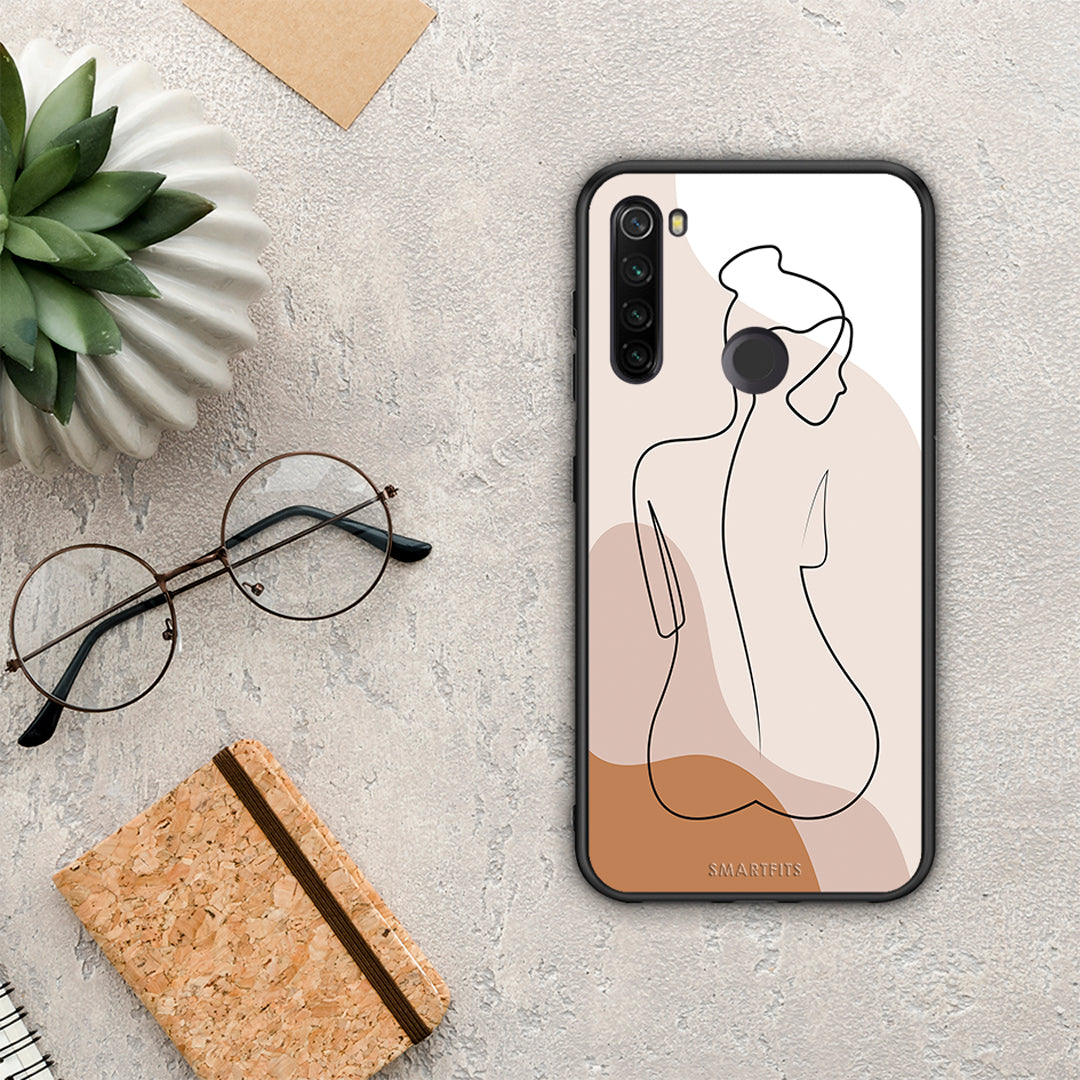 LineArt Woman - Xiaomi Redmi Note 8T θήκη