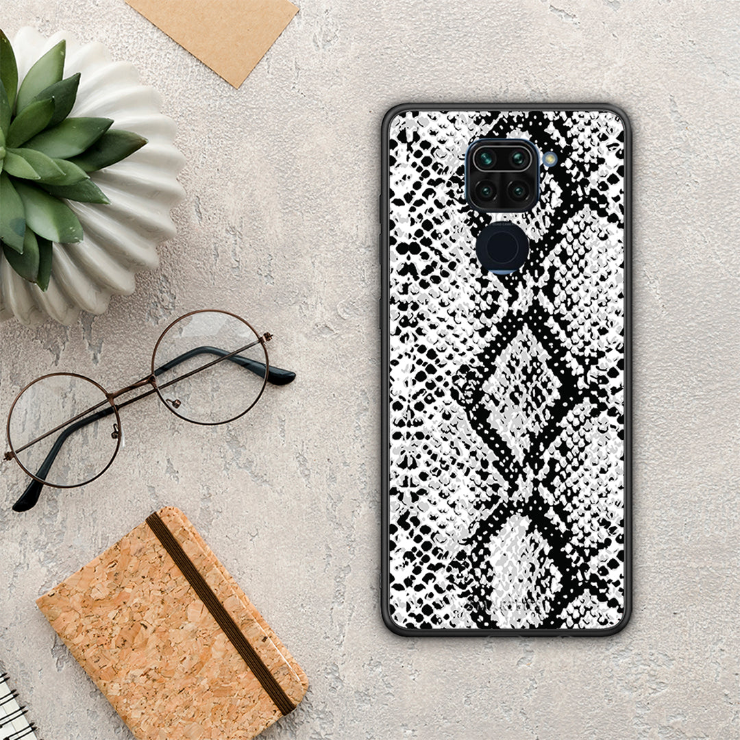 Animal White Snake - Xiaomi Redmi Note 9 θήκη