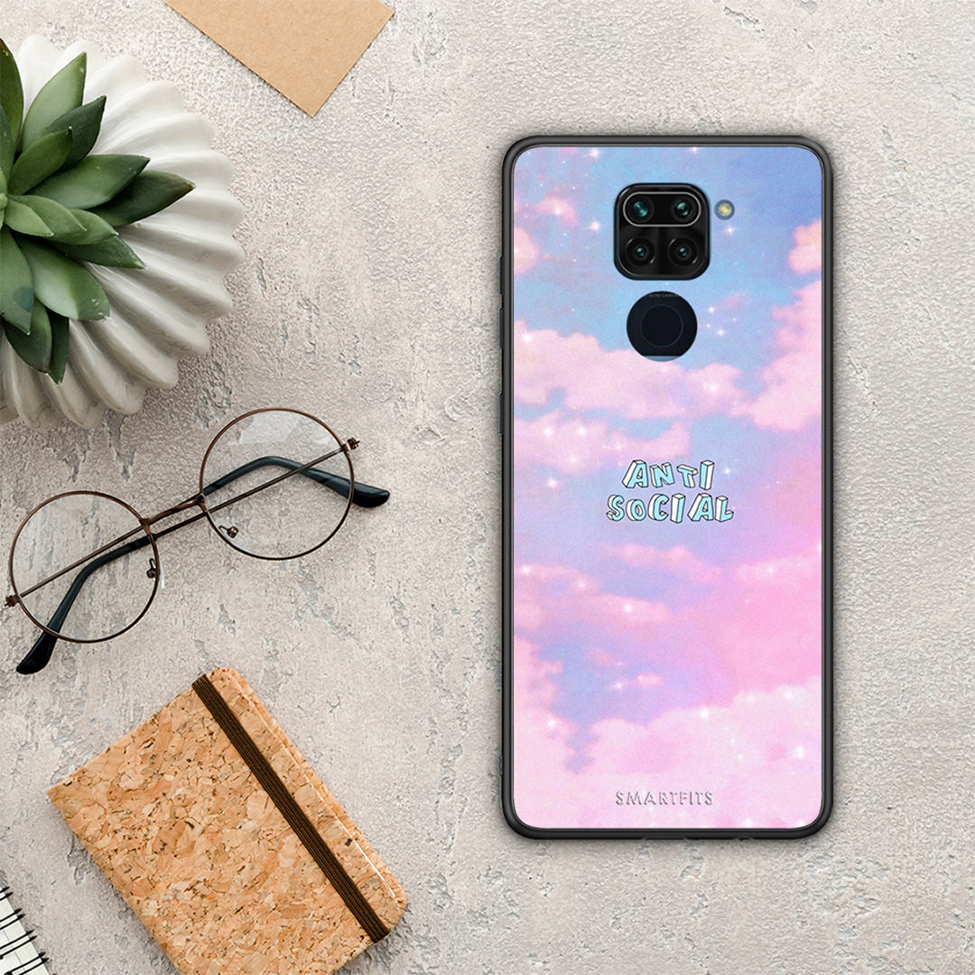 Anti Social - Xiaomi Redmi Note 9 θήκη