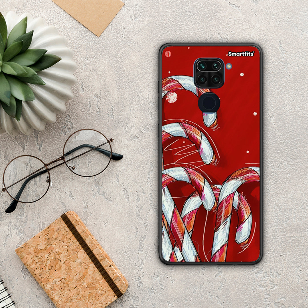 Candy Cane - Xiaomi Redmi Note 9 θήκη