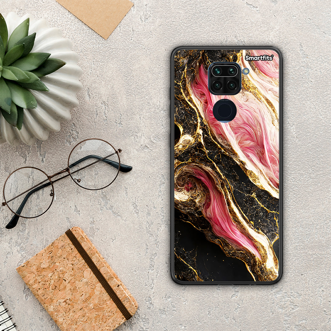 Glamorous Pink Marble - Xiaomi Redmi Note 9 θήκη