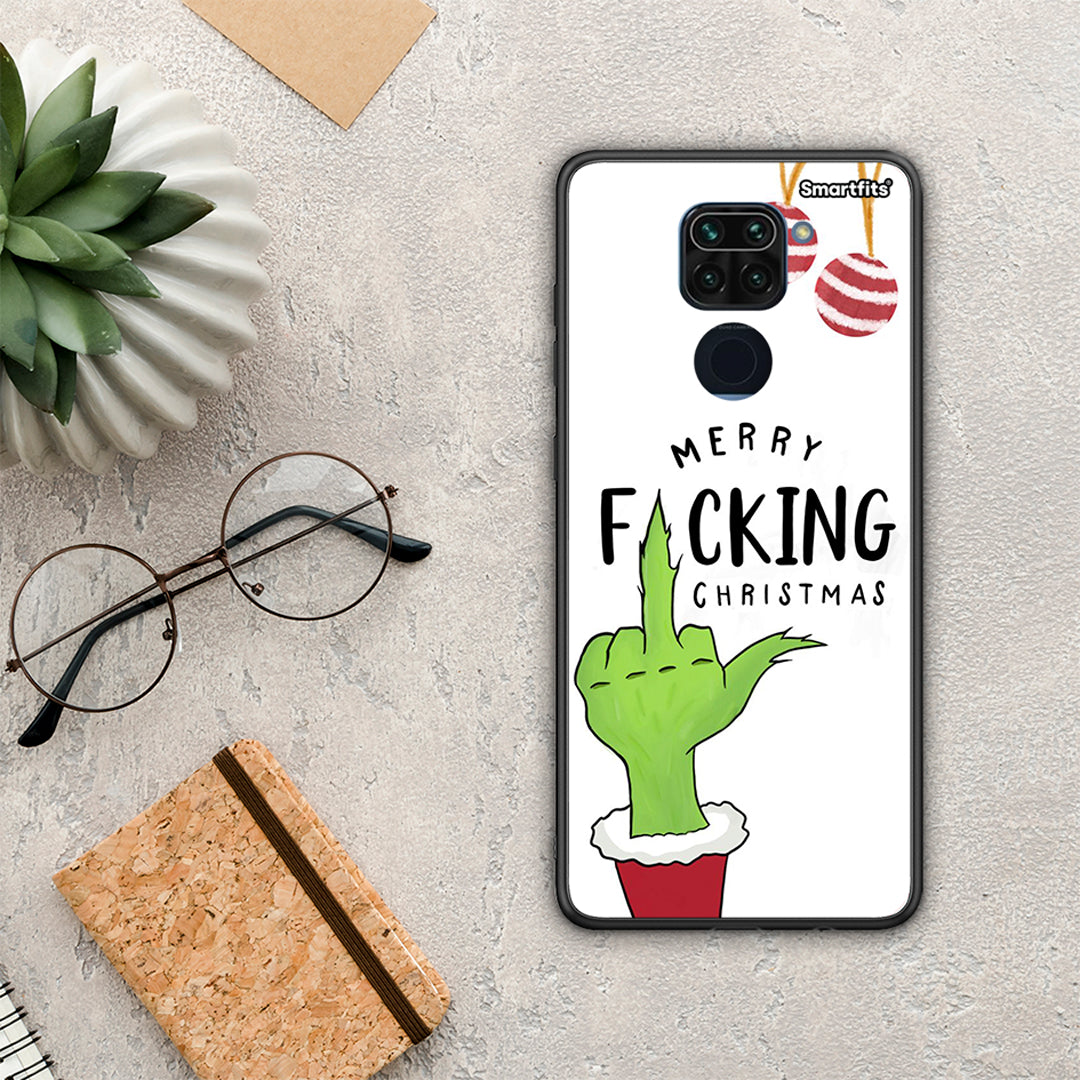 Merry F Xmas - Xiaomi Redmi Note 9 θήκη