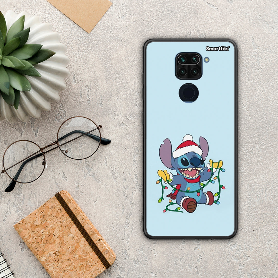 Santa Stich - Xiaomi Redmi Note 9 θήκη