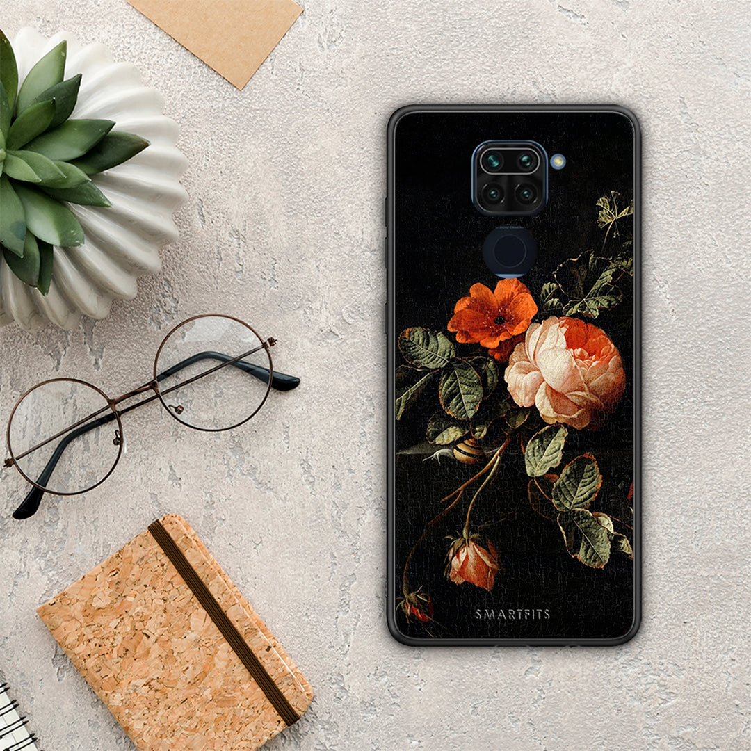 Vintage Roses - Xiaomi Redmi Note 9 θήκη