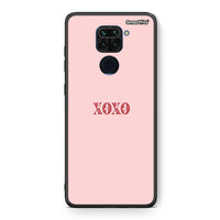Thumbnail for Θήκη Xiaomi Redmi Note 9 XOXO Love από τη Smartfits με σχέδιο στο πίσω μέρος και μαύρο περίβλημα | Xiaomi Redmi Note 9 XOXO Love case with colorful back and black bezels