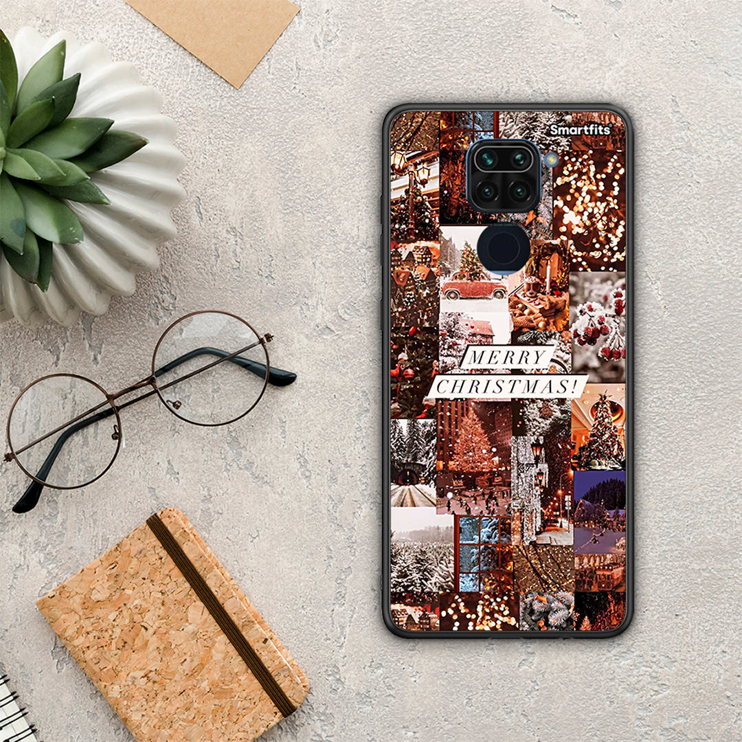 Xmas Collage - Xiaomi Redmi Note 9 θήκη