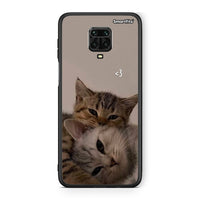 Thumbnail for Xiaomi Redmi Note 9S / 9 Pro Cats In Love Θήκη από τη Smartfits με σχέδιο στο πίσω μέρος και μαύρο περίβλημα | Smartphone case with colorful back and black bezels by Smartfits