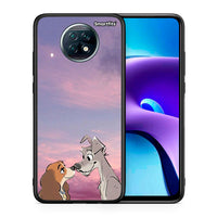 Thumbnail for Θήκη Xiaomi Redmi Note 9T Lady And Tramp από τη Smartfits με σχέδιο στο πίσω μέρος και μαύρο περίβλημα | Xiaomi Redmi Note 9T Lady And Tramp case with colorful back and black bezels