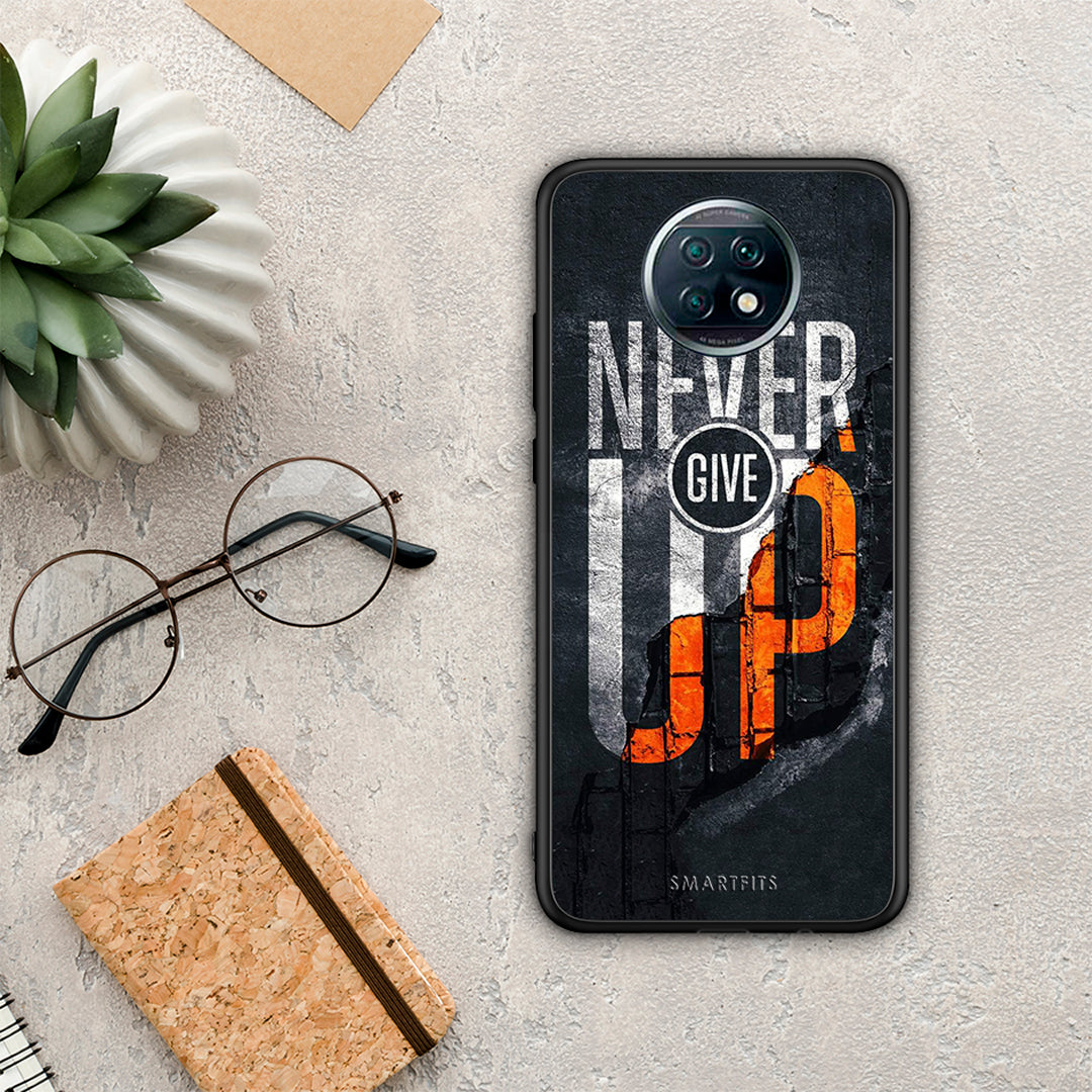 Never Give Up - Xiaomi Redmi Note 9T θήκη
