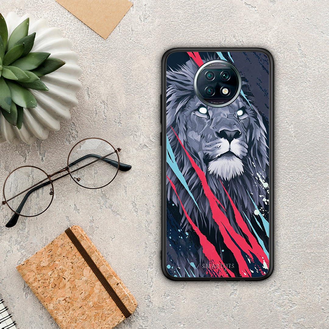 PopArt Lion Designer - Xiaomi Redmi Note 9T θήκη