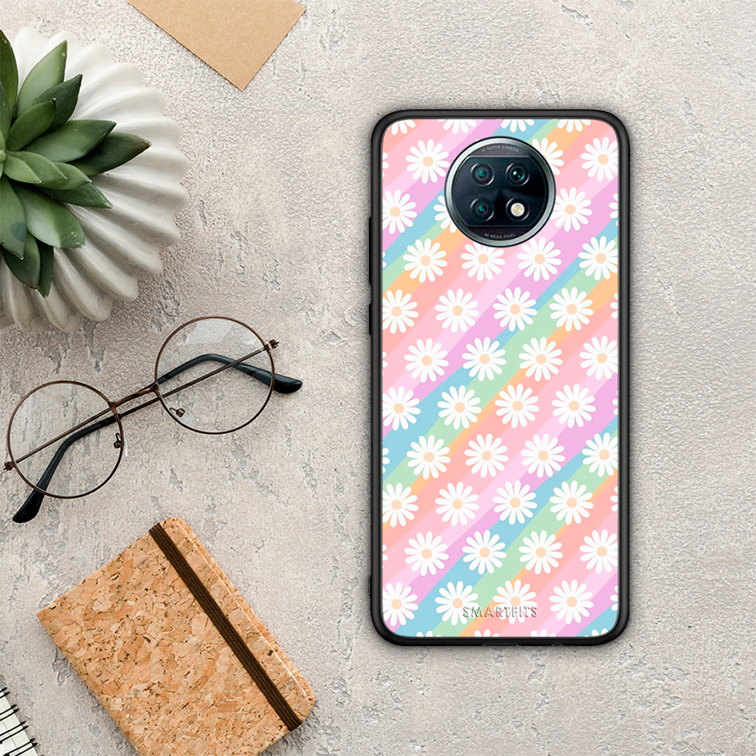 White Daisies - Xiaomi Redmi Note 9T θήκη