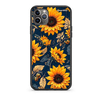 Thumbnail for iPhone 11 Pro Max Autumn Sunflowers Θήκη από τη Smartfits με σχέδιο στο πίσω μέρος και μαύρο περίβλημα | Smartphone case with colorful back and black bezels by Smartfits