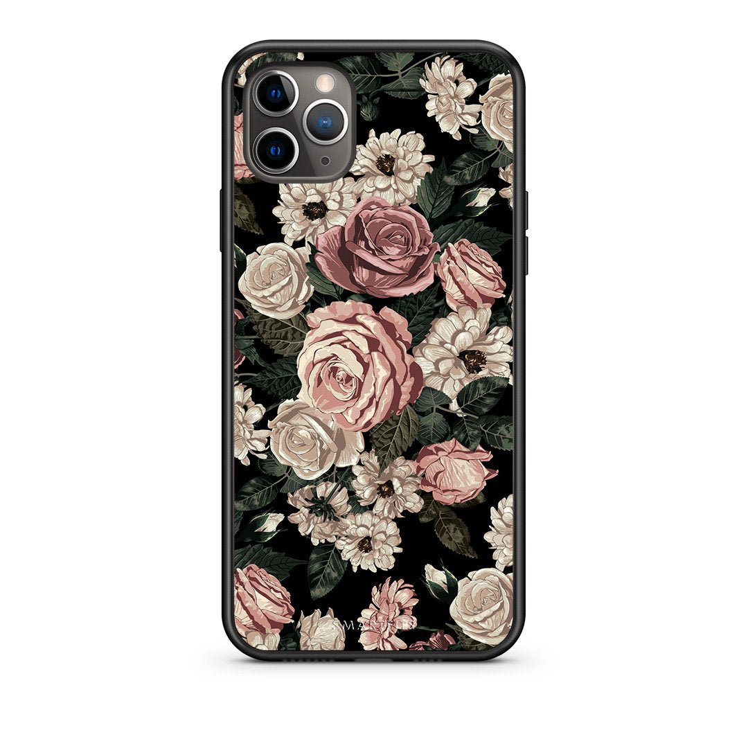 4 - iPhone 11 Pro Wild Roses Flower case, cover, bumper