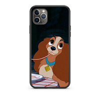 Thumbnail for iPhone 11 Pro Max Lady And Tramp 2 Θήκη Αγίου Βαλεντίνου από τη Smartfits με σχέδιο στο πίσω μέρος και μαύρο περίβλημα | Smartphone case with colorful back and black bezels by Smartfits