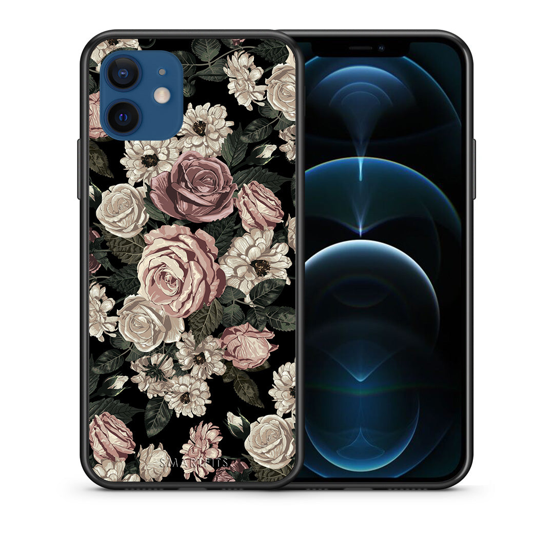Flower Wild Roses - iPhone 12 Pro θήκη