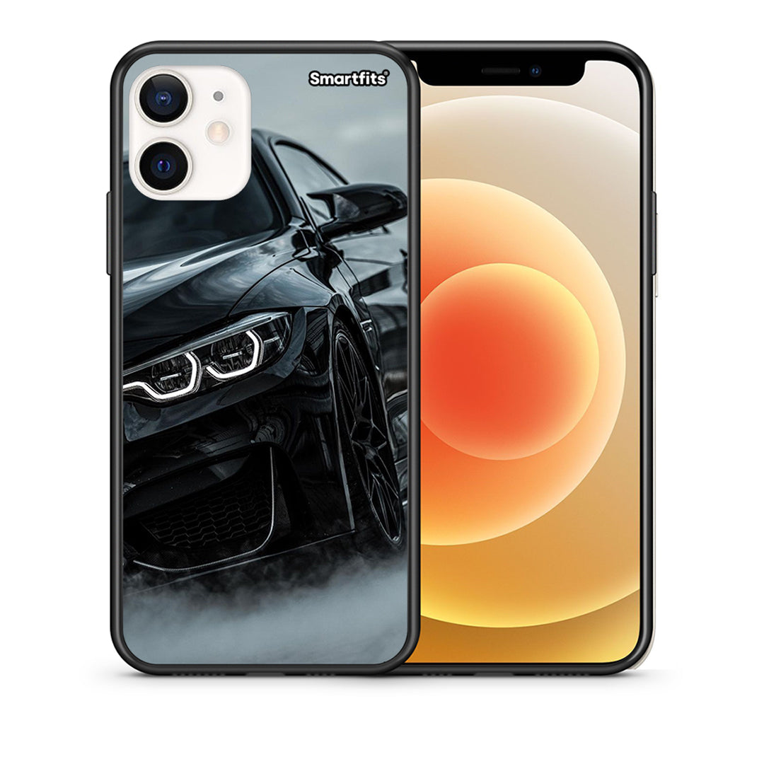 Θήκη iPhone 12 Mini Black BMW από τη Smartfits με σχέδιο στο πίσω μέρος και μαύρο περίβλημα | iPhone 12 Mini Black BMW case with colorful back and black bezels