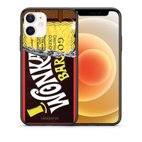 Thumbnail for Θήκη iPhone 12 Mini Golden Ticket από τη Smartfits με σχέδιο στο πίσω μέρος και μαύρο περίβλημα | iPhone 12 Mini Golden Ticket case with colorful back and black bezels