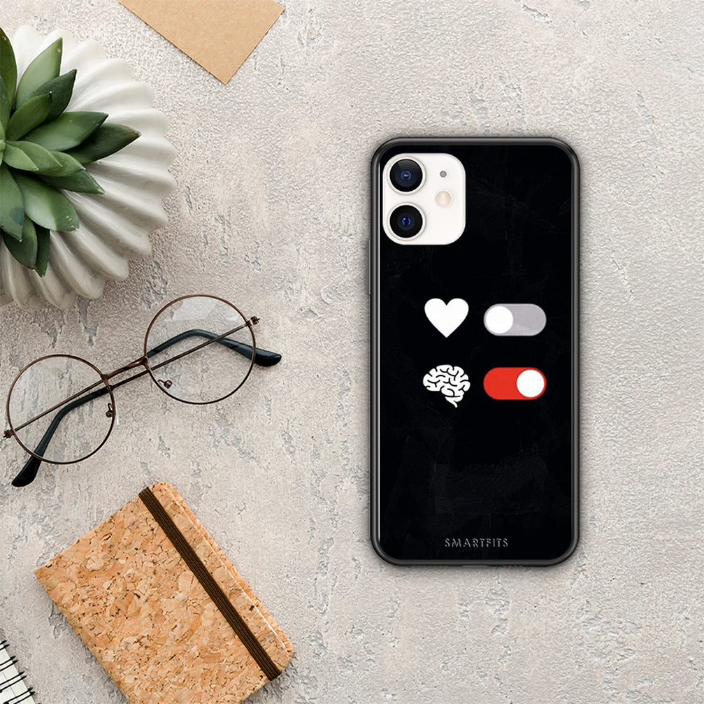 Heart Vs Brain - iPhone 12 Mini θήκη