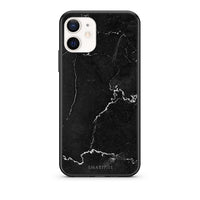 Thumbnail for Θήκη iPhone 12 Mini Marble Black από τη Smartfits με σχέδιο στο πίσω μέρος και μαύρο περίβλημα | iPhone 12 Mini Marble Black case with colorful back and black bezels