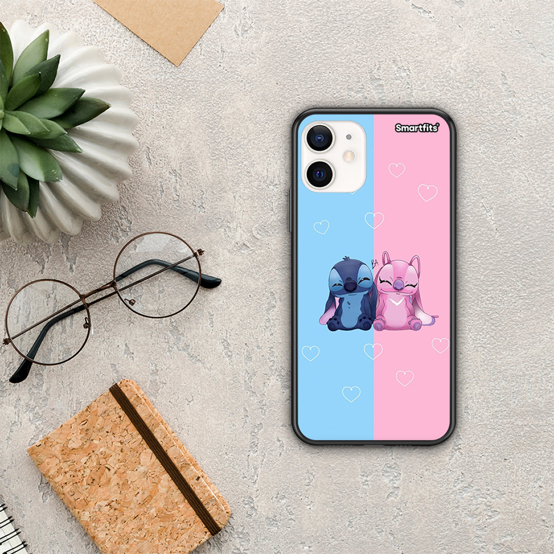 Stitch And Angel - iPhone 12 Mini θήκη
