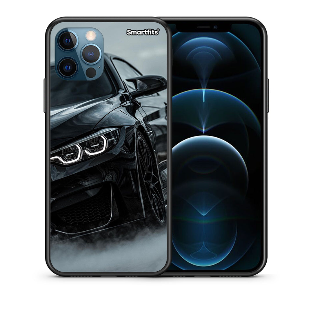 Θήκη iPhone 12 Pro Max Black BMW από τη Smartfits με σχέδιο στο πίσω μέρος και μαύρο περίβλημα | iPhone 12 Pro Max Black BMW case with colorful back and black bezels