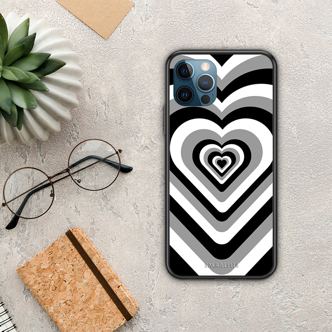 Black Hearts - iPhone 12 Pro Max θήκη