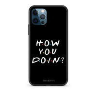 Thumbnail for iPhone 12 Pro Max How You Doin θήκη από τη Smartfits με σχέδιο στο πίσω μέρος και μαύρο περίβλημα | Smartphone case with colorful back and black bezels by Smartfits