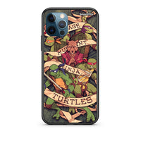 Thumbnail for iPhone 12 Pro Max Ninja Turtles Θήκη από τη Smartfits με σχέδιο στο πίσω μέρος και μαύρο περίβλημα | Smartphone case with colorful back and black bezels by Smartfits