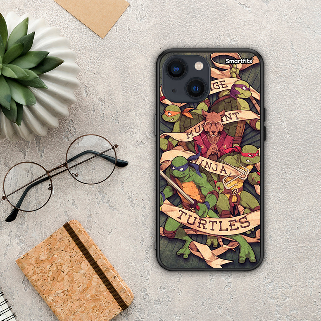 Ninja Turtles - iPhone 13 Mini θήκη