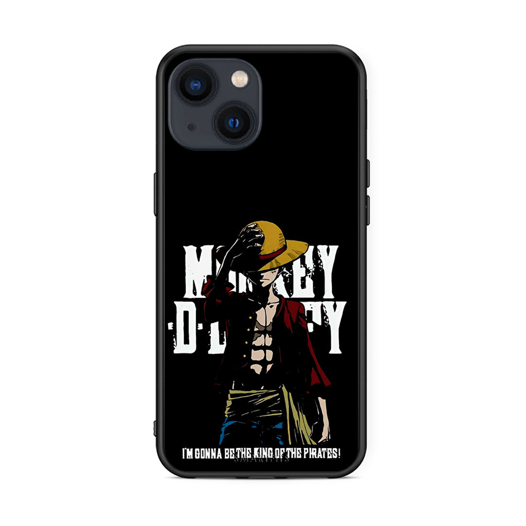 iPhone 13 Pirate King θήκη από τη Smartfits με σχέδιο στο πίσω μέρος και μαύρο περίβλημα | Smartphone case with colorful back and black bezels by Smartfits