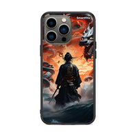 Thumbnail for iPhone 13 Pro Dragons Fight θήκη από τη Smartfits με σχέδιο στο πίσω μέρος και μαύρο περίβλημα | Smartphone case with colorful back and black bezels by Smartfits