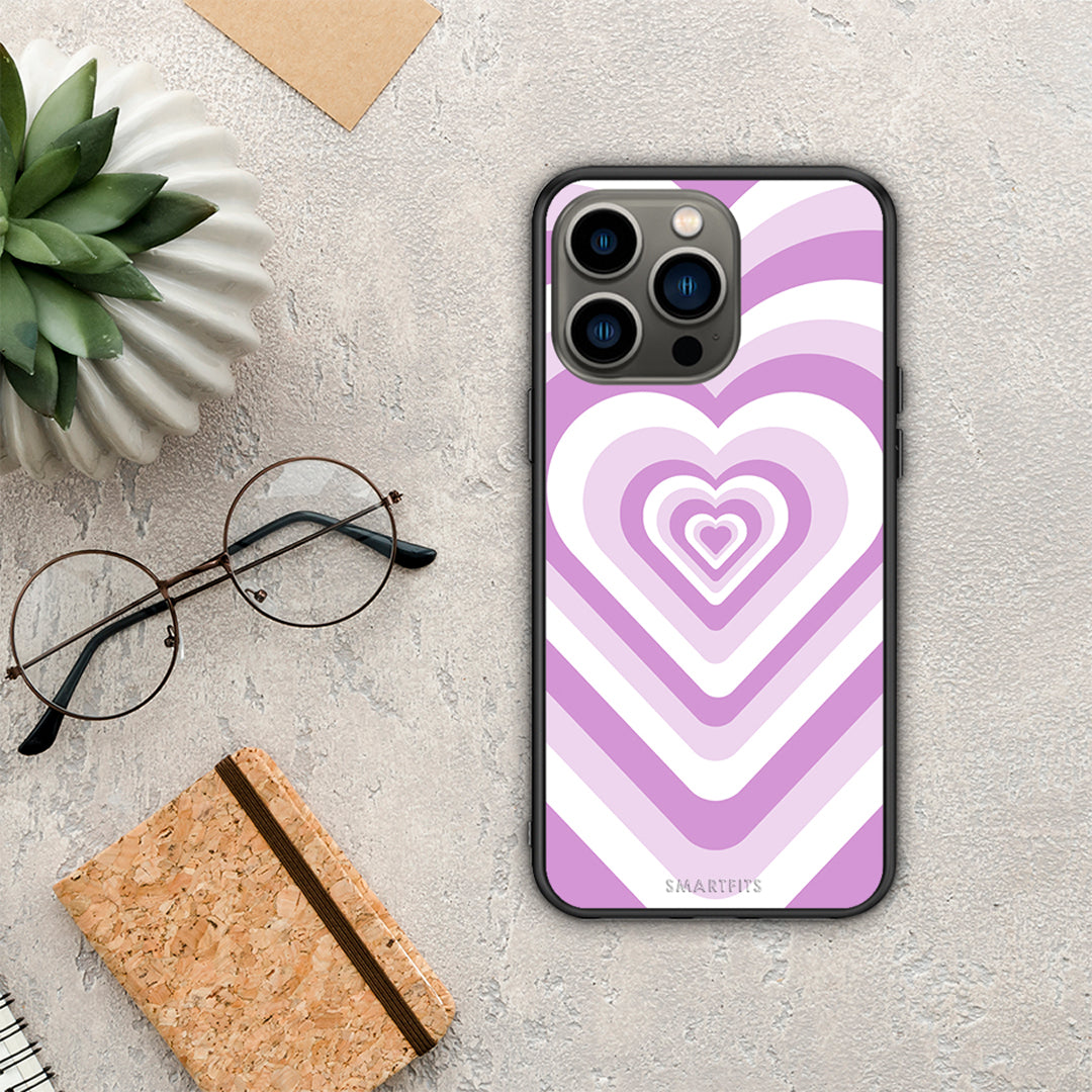Lilac Hearts - iPhone 13 Pro θήκη