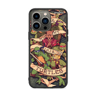 Thumbnail for iPhone 13 Pro Ninja Turtles θήκη από τη Smartfits με σχέδιο στο πίσω μέρος και μαύρο περίβλημα | Smartphone case with colorful back and black bezels by Smartfits