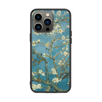 Thumbnail for iPhone 13 Pro White Blossoms θήκη από τη Smartfits με σχέδιο στο πίσω μέρος και μαύρο περίβλημα | Smartphone case with colorful back and black bezels by Smartfits