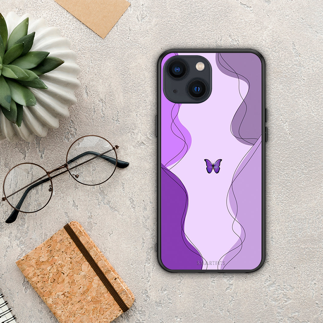 Purple Mariposa - iPhone 13 θήκη