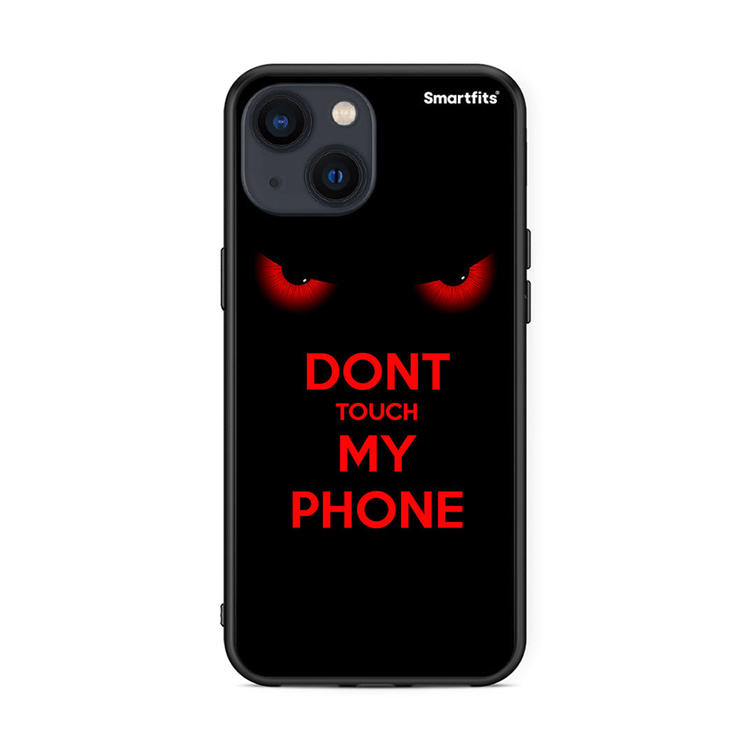 iPhone 13 Touch My Phone Θήκη από τη Smartfits με σχέδιο στο πίσω μέρος και μαύρο περίβλημα | Smartphone case with colorful back and black bezels by Smartfits