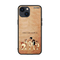 Thumbnail for iPhone 13 You Go Girl θήκη από τη Smartfits με σχέδιο στο πίσω μέρος και μαύρο περίβλημα | Smartphone case with colorful back and black bezels by Smartfits