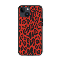 Thumbnail for 4 - iPhone 15 Red Leopard Animal case, cover, bumper