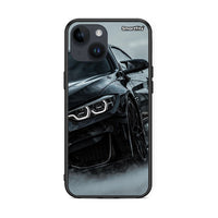 Thumbnail for iPhone 15 Black BMW θήκη από τη Smartfits με σχέδιο στο πίσω μέρος και μαύρο περίβλημα | Smartphone case with colorful back and black bezels by Smartfits