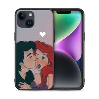 Thumbnail for Θήκη Αγίου Βαλεντίνου iPhone 15 Mermaid Love από τη Smartfits με σχέδιο στο πίσω μέρος και μαύρο περίβλημα | iPhone 15 Mermaid Love case with colorful back and black bezels