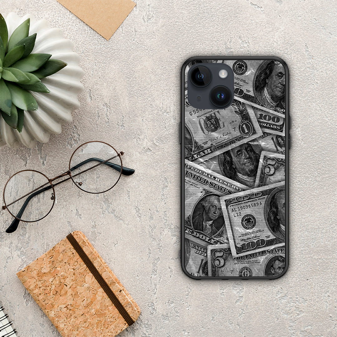 Money Dollars - iPhone 15 θήκη