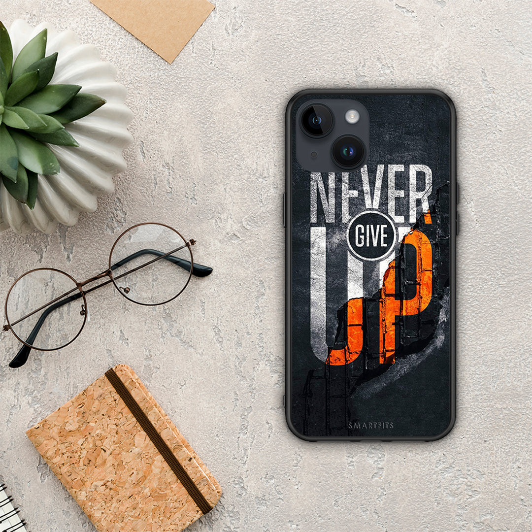 Never Give Up - iPhone 15 θήκη